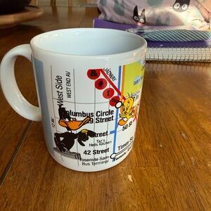 Looney Tunes Bugs Bunny Central Park New York Mug (1998) WB Studio Store RARE
